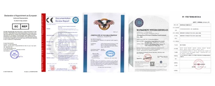 New Stabilising Ankle Brace Certificate